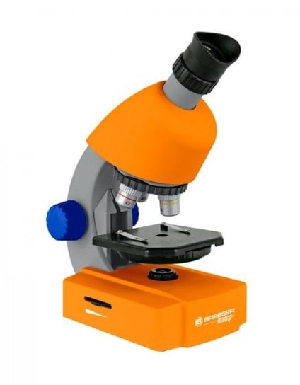Mikroskop 40x-640x JUNIOR pomarańczowy w walizce Junior