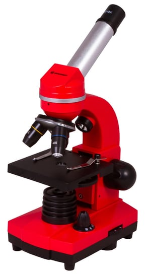 Mikroskop Bresser Junior Biolux SEL 40–1600x, czerwony Bresser