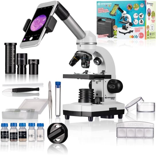 Mikroskop Bresser Junior Biolux SEL 40–1600x w walizce, biały Bresser