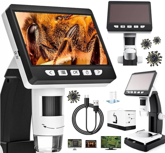 Mikroskop cyfrowy 1000x wyświetlacz LCD IPS 1080P Inskam306 Inny producent