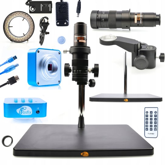 Mikroskop cyfrowy Earth Pro MCEP-0.5X + kamera Scorpius Pro KMSP-HDMI-USBI + Oświetlacz Earth Pro
