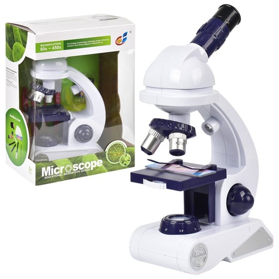 Mikroskop Dla Dzieci Akcesoria 80x 200x 450x lean