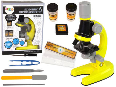 Mikroskop Dziecięcy Zestaw Edukacyjny Żółty Inna marka