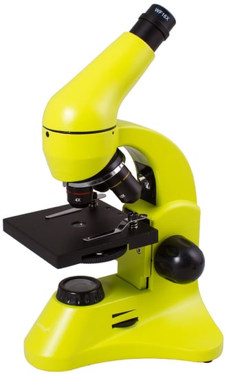 Mikroskop LEVENHUK, Rainbow, 50L PLUS, Limonka Levenhuk