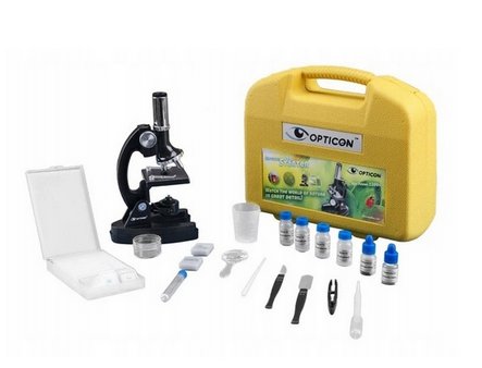 Mikroskop OPTICON - Lab Starter 1200x + akcesoria Opticon