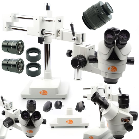 Mikroskop stereoskopowy trinokularowy na suwnicy Rosfix Jupiter Pro MSJP-T-SDMS1 Inna marka