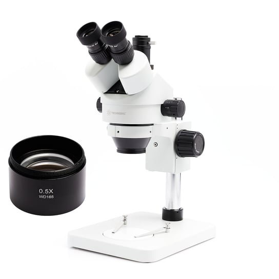 Mikroskop Trinokularowy + Obiektyw 0,5X Wd165Mm Techrebal