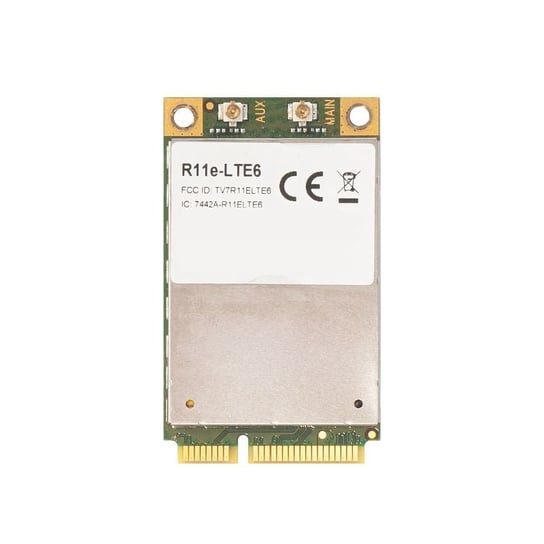 MikroTik R11e-LTE6 - 2G/3G/4G/LTE miniPCi-e card, 2x u.Fl MikroTik