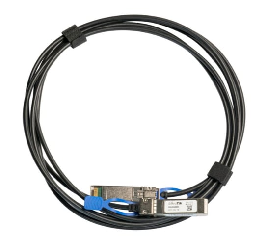 Mikrotik XS+DA0001 kabel InfiniBand 1 m SFP/SFP+/SFP28 Czarny MikroTik