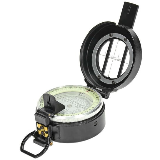 Mil-Tec Kompas Brytyjski z Pokrowcem Lensatic Czarny Mil-Tec