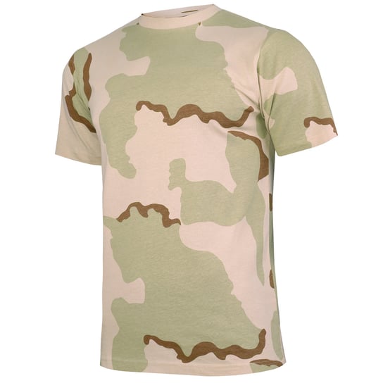 Mil-Tec Koszulka T-shirt Desert 3-color - Desert 3-color - L Mil-Tec