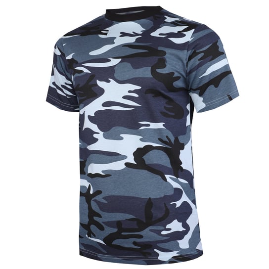 Mil-Tec Koszulka T-shirt Sky Blue - Blue Camo - L Mil-Tec