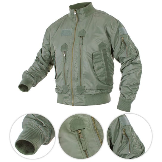 Mil-Tec Kurtka Bomberka US Tactical Flight Olive - S Mil-Tec