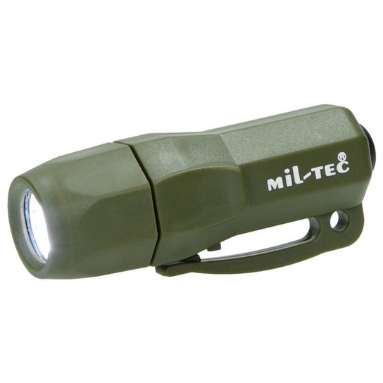 Mil-Tec Latarka Kieszonkowa LED Mini Rescue Olive - Olive Mil-Tec