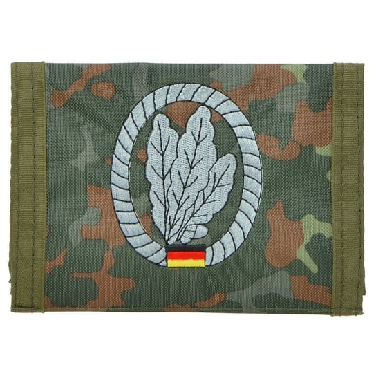 Mil-Tec, Portfel, Emblemat Jägertruppe Flecktarn,  9x13 cm Mil-Tec