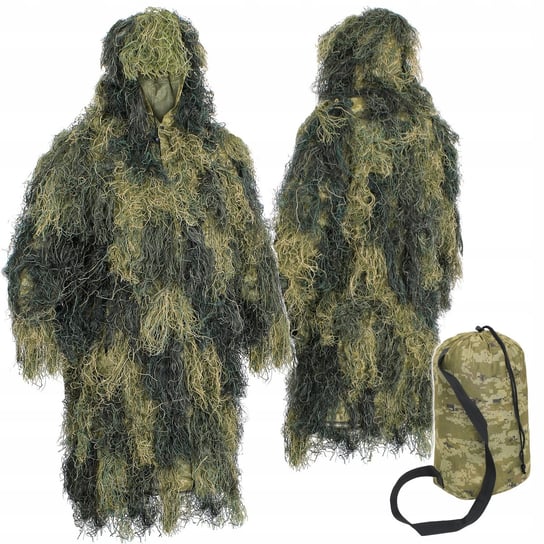 Mil-Tec, Strój maskujący, Kamuflaż, GHILLIE PARKA BASIC ANTI FIRE WOODLAND, XL/XXL Mil-Tec