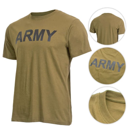 Mil-Tec T-Shirt z Nadrukiem Army Olive - 3XL Mil-Tec