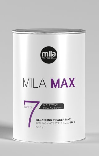 Mila Pro Silver Max, Rozjaśniacz Silver Max Bleaching Powder, 500g Mila