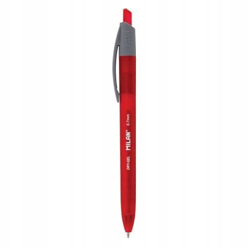 Milan długopis, Dry gel, czerwony 0.7 mm Milan
