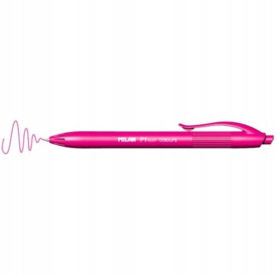 Milan, długopis Line Touch, różowy 0.7 mm Milan