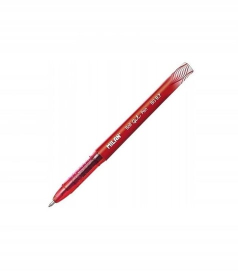 Milan, długopis żelowy, czerwony 0,7mm Milan