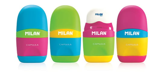 Milan, temperówka 2w1, mix kolorów Milan