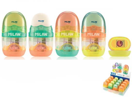 Milan, Temperówko - Gumka Capsule New Look 1szt., wysyłka losowa Milan