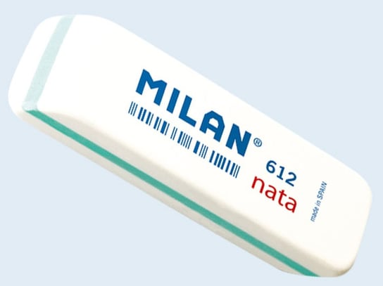 Milan, zestaw gumek do ścierania, Nata, 12 sztuk Milan