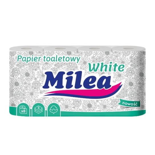Milea 8Szt 3W Premium Papier Toal.-Biały /217 Inny producent