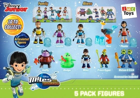 Miles z przyszłości, Kosmici, zestaw figurek, 5 szt. IMC Toys