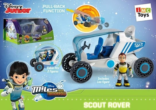 Miles z przyszłości, pojazd kosmiczny Scout Rover, zestaw IMC Toys