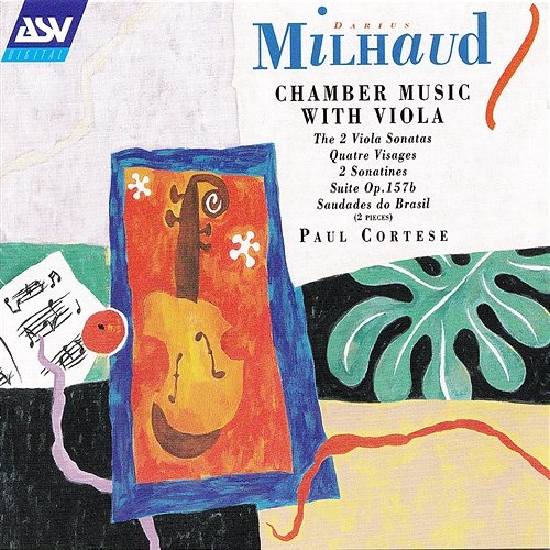 Milhaud: Chamber Music With Viola Paul Cortese, Michel Wagemans
