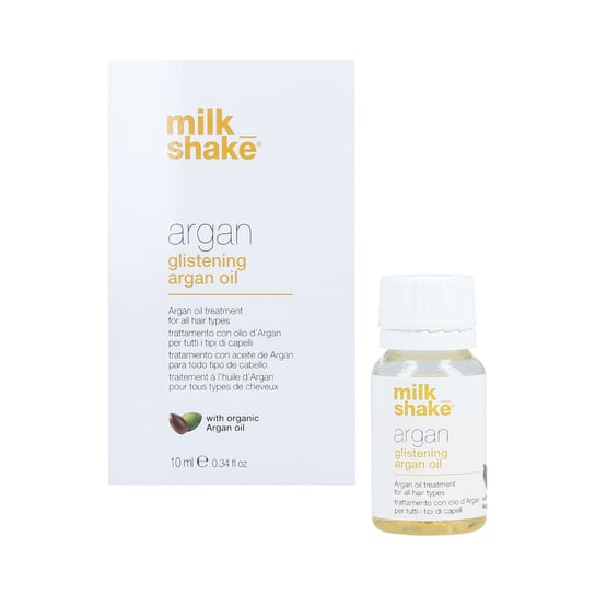 Milk Shake, Argan, Odżywczy olejek arganowy do każdego rodzaju włosów, 10 ml Milk Shake