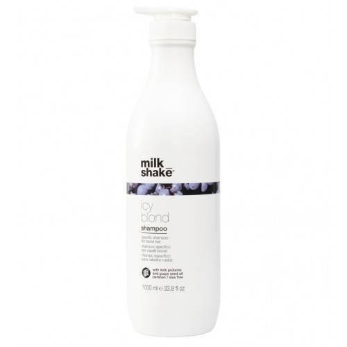 Milk Shake Icy Blond Shampoo, Szampon Nadający Chłody Odcień do Włosów Blond, 1000ml Milk Shake