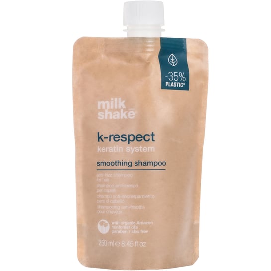 Milk Shake K-Respect Keratin System Smoothing Shampoo 250ml wygładzający szampon do wszystkich rodzajów włosów Milk Shake