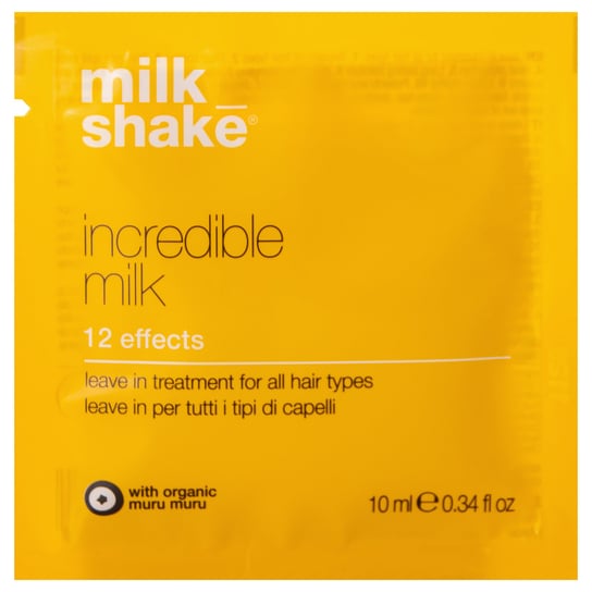 Milk Shake, Leave-in Treat 12 Effect, maska do włosów z proteinami mleka, 10 ml Milk Shake