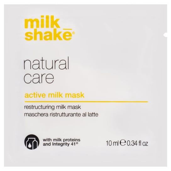 Milk Shake, Mleczna maska do włosy zniszczone zabezpiecza przed promieniowaniem UV, chroni kolor, odżywia, 10 ml Milk Shake