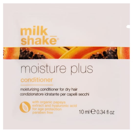 Milk Shake Moisture Plus Conditioner, Odżywka nawilżająca do każdego rodzaju włosów, chroni i regeneruje, 10 ml Milk Shake