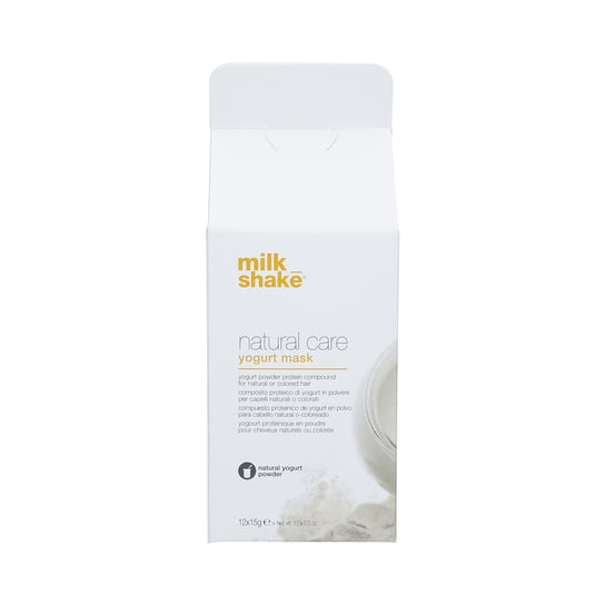 Milk Shake, Natural Care, Naturalna maska ochronna Jogurtowa, 12x15 g Milk Shake