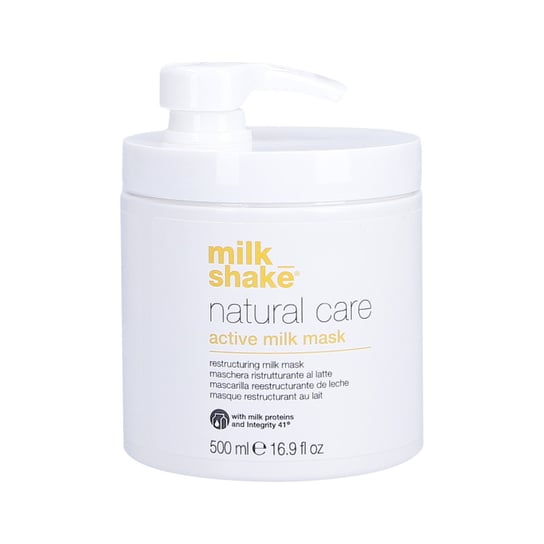 Milk Shake, Natural Care, Nawilżająca maska jogurtowa do suchych i zniszczonych włosów, 500 ml Milk Shake