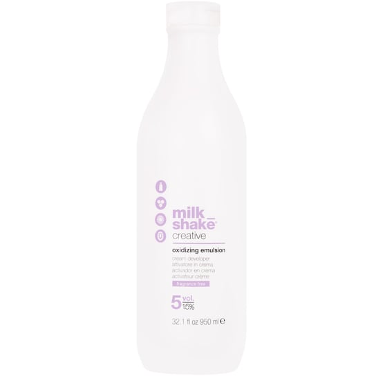 Milk Shake New Oxidizing oksydant do farb 1000ml VOL5 15% emulsja utleniająca, łagodny do włosów i skóry głowy Milk Shake