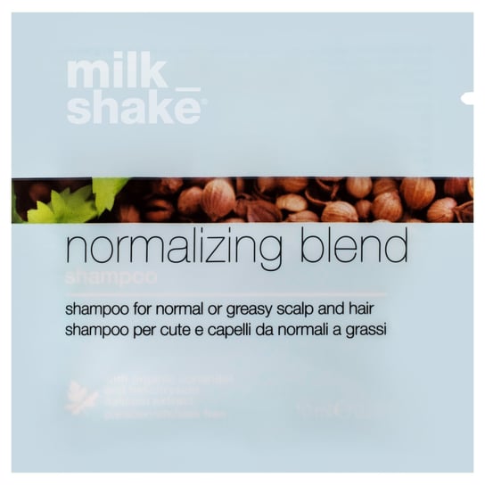 Milk Shake Normalizing Blend Shampoo normalizujący szampon do włosów, oczyszcza i łagodzi skórę głowy, 10 ml Milk Shake