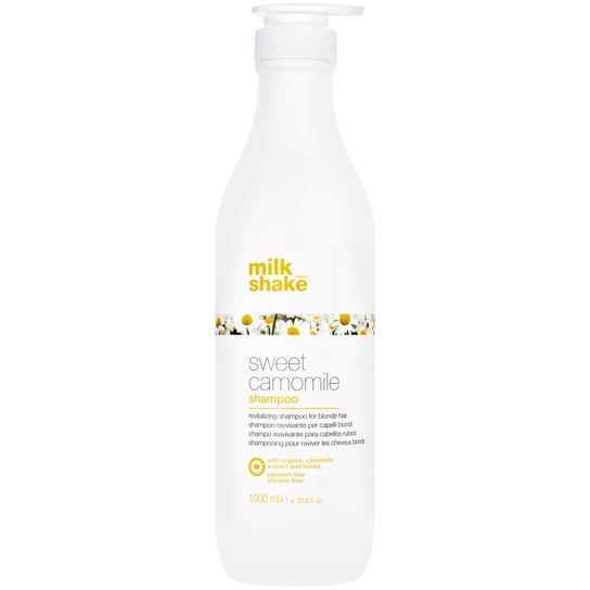 Milk Shake, Rumiankowy szampon do włosów blond z ekstraktem z aloesu, 1000ml Milk Shake