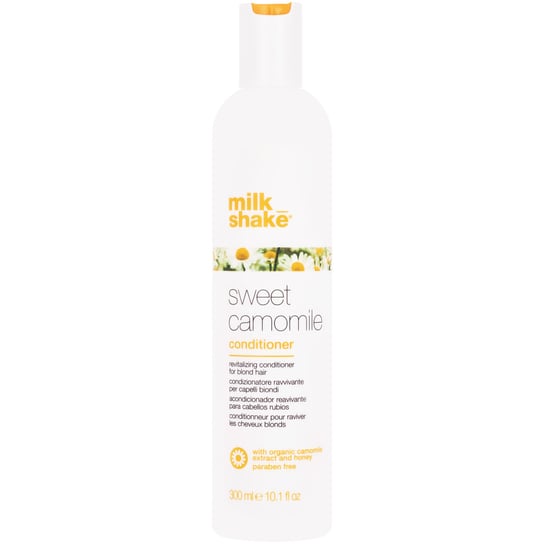 Milk Shake Sweet Camomile Conditioner rewitalizująca odżywka  do włosów blond 300ml oczyszcza, nawilża i rozjaśnia Milk Shake
