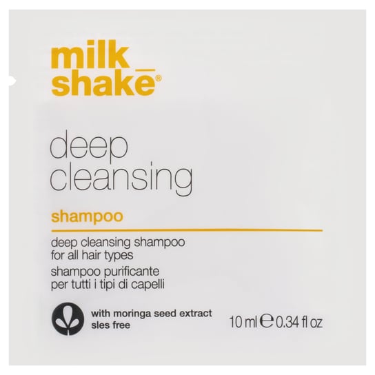Milk Shake szampon głęboko oczyszczający do włosów każdy rodzaj kosmyków, nawilżenie i regeneracja, z miodem, 10 ml Milk Shake
