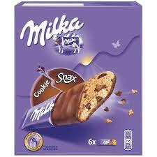 Milka Cookie Snax ciastka z czekoladą 6szt 165g Milka
