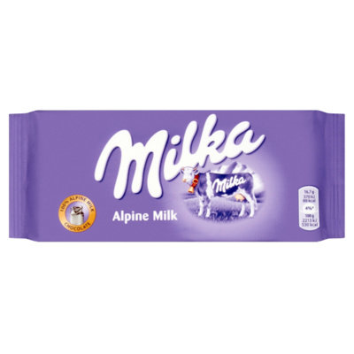 Milka, Czekolada mleczna, 100 g Milka