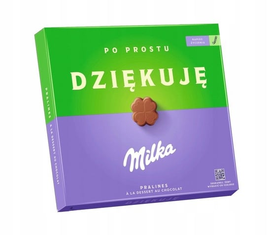 Milka Czekoladki mleczne z nadzieniem kakaowym 110 g Inna marka