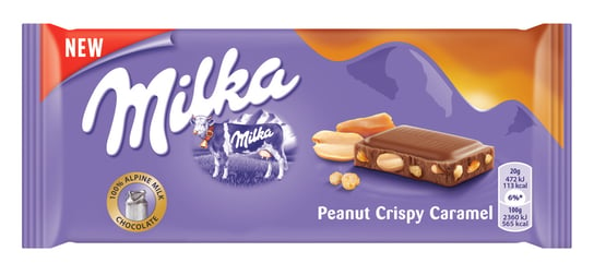Milka Peanut Crispy Caramel 90g Milka