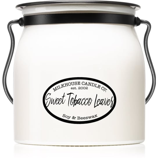 Milkhouse Candle Co. Creamery Sweet Tobacco Leaves świeczka zapachowa Butter Jar 454 g Inna marka
